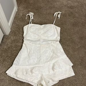 Princess Polly white romper